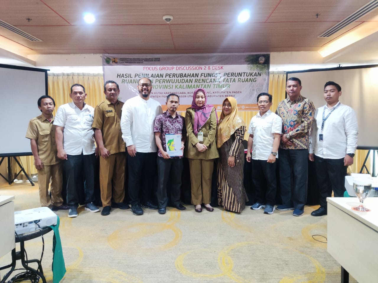 FGD  dan Desk  Hasil Penilaian Perubahan Fungsi Peruntukan Ruang dan Perwujudan Rencana Tata Ruang Provinsi Kalimantan Timur