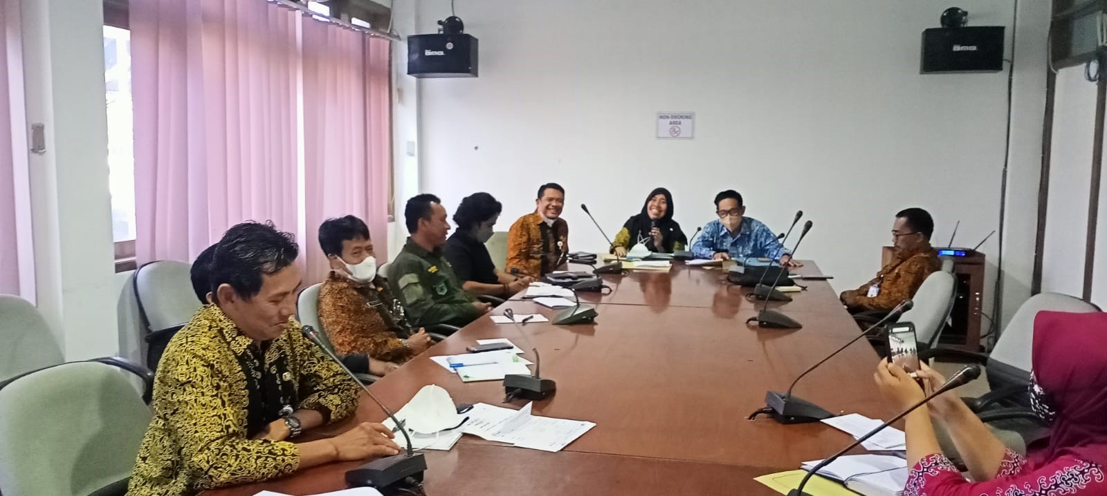 Rapat koordinasi membahas persiapan mengikuti penyelenggaraan Pra PENAS Petani Nelayan