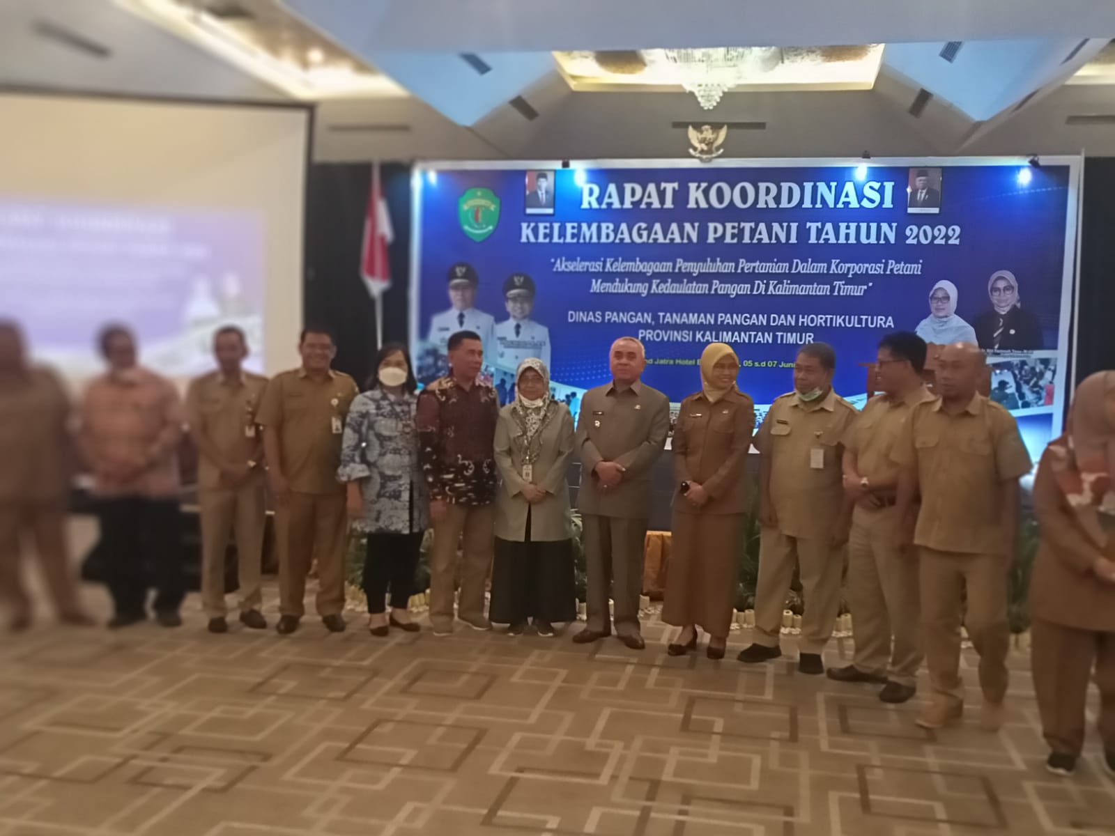 Rapat koordinasi akselerasi kelembagaan penyuluhan pertanian dalam mendukung kedaulatan pangan di Provinsi Kalimantan Timur
